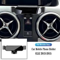 Car Phone Holder For Mercedes Benz GLK X204 2008-2015 Gravity Navigation Bracket GPS Stand Air Outlet Clip Rotatable Support For GLK 13-15 black gray
