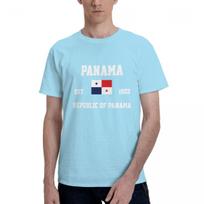 ZX 100 Cotton Panama Panamanian Flag t shirts Men Casual tshirts Women Clothing TShirts Tops Tees S6XL Gift S