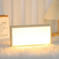 Plug Powered DIY Luminous Photo Frame Double sided LED Display Case Storage for Figurines Trendy Toy Ornaments Scene Decoration