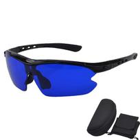 Outdoor sports golf ball-finding glasses, anti-glare, sun-proof, wind-proof, blue, anti-UV, course positioning glasses 0089F Black
