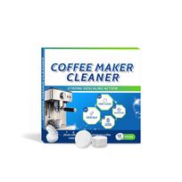Coffee Machine Cleaning Tablets,Daily Mild Cleaning Stain & Limescale Remover,Portable Universal Coffee Maker Clean Care Tablets 1boxed