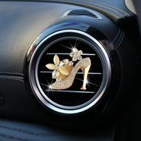 Trendy Alloy Car Air Freshener Random Fragrance Decorative Aromatherapy Accessories StyleC