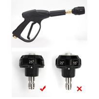 Washing Nozzle Nozzle 160BAR Black Stainless Steel For Car/garden/yard Cheaning Accessories Water Saving Rotary China Mainland