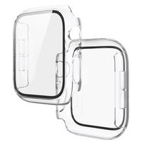 PC Case+Tempered Screen Protector For Apple Watch Ultra 3-1 11 10 46/42mm Integrated Hard Shell iWatch 9 8 7 6 5 4 SE 45mm 44mm 46mm Series 10 11 skaidri