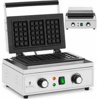 Royal Catering Vaflinė stačiakampė 3 belgiškiems vafliams TEFLON 1500 W