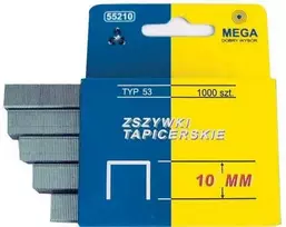 Grūdintos apmušalų kabės Type „Mega“ 53, 12 mm
