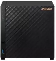 NAS Asustor AS1204T; Bokštinis; 4x (3,5" SATA HDD / 2,5" SSD); Realtek RTD1619B, 1GB DDR4, 1x 2,5GbE, 3x USB 3.2