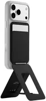 Dėklas „Moft Movas Snap Tripod MagSafe“ magnetinis piniginės ir telefono stovas, juodas
