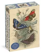 KNYGA Artisan Puzzle John Derian Paper Goods: Dancing Butterflies 750-Piece Puzzle