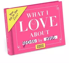 KNYGA Knock Knock What I Love about You Book Fill in the Love Fill-in-the-Blank Book & Gift Journal