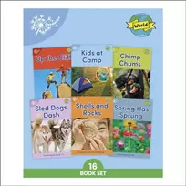 KNYGA Phonic Books Dandelion World Stages 8-15, Adjacent consonants and consonant digraphs