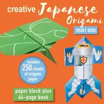 KNYGA Mari Ono Creative Japanese Origami, Paper Block Plus 64-Page Book