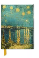 KNYGA Flame Tree Studio Vincent van Gogh: Starry Night over the Rhone (Foiled Journal)