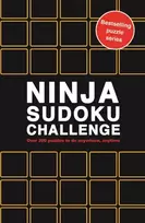 KNYGA Roland Hall Ninja Sudoku Challenge, Over 200 puzzles to do anywhere, anytime