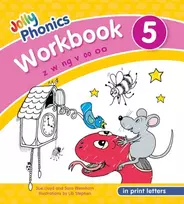 KNYGA Sue Lloyd Jolly Phonics Workbook 5, in Print Letters (American English edition)