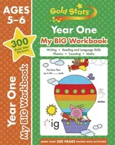 KNYGA Cottage Door Cottage Door Press Gold Stars Year One My BIG Workbook (Includes 300 auksinis star stickers, Ages 5 - 6)