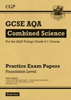 KNYGA Cgp Books GCSE Combined Science AQA Practice Papers: Foundation Pack 1
