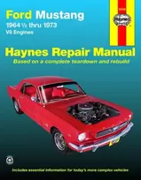 KNYGA John Haynes Ford Mustang, Mach 1, GT, Shelby, & Boss V-8 (1964-1973) Haynes Repair Manual (USA)