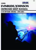 KNYGA Clymer Publications Evinrude/Johnson 5-70 HP 4-Stroke Outboards (1995-2001) Service Repair Manual