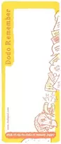 KNYGA Bookshop Dodo Remember Magnetic Notes and Lists Pad