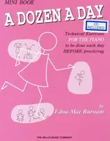 KNYGA Edna Mae Burnam Dozen a Day Mini Book - Book/Audio