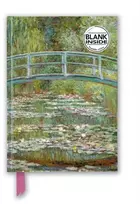 KNYGA Flame Flame Tree Claude Monet: Bridge over a Pond of Vanduo Lilies (Foiled Blank Journal)