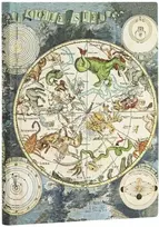 KNYGA paperblanks Celestial Planisphere Midi Lined Softcover Flexi Journal