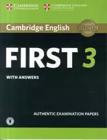 KNYGA Bookshop Cambridge English First 3 Student's Book with Answers with Audio