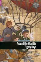 KNYGA Jules Verne Around the World in Eighty Days - Foxton Reader Level-2 (600 Headwords A2/B1) with free online AUDIO