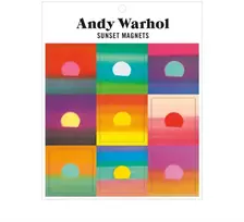 KNYGA Galison Andy Warhol Sunset Magnets
