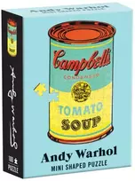 KNYGA Galison Andy Warhol Mini Shaped Puzzle Campbell's Soup