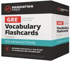 KNYGA Manhattan Prep 500 Advanced Words: GRE Vocabulary Flashcards