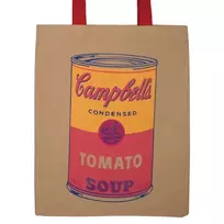 KNYGA Galison Andy Warhol Campbell's Soup Tote Bag