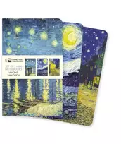 KNYGA Flame Tree Studio Vincent van Gogh Set of 3 Mini Notebooks