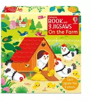 KNYGA Taplin Sam Usborne Book and 3 Jigsaws: On the Farm