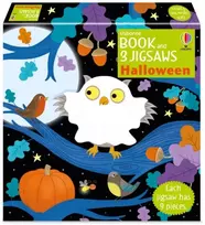 KNYGA Nolan Kate Usborne Book and 3 Jigsaws: Halloween