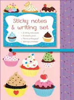 KNYGA Peony Press Staff Sticky Notes and Writing Set: Cupcakes