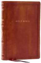 KNYGA Zondervan RSV Personal Size Bible with Cross References, Brown Leathersoft, (Sovereign Collection)
