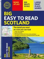 KNYGA Philips Maps Philip's Big Easy to Read Scotland Road Atlas (Spiral A3)