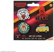 KNYGA Bookshop Pin set of 4 - Stranger Things Season 4