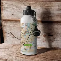 KNYGA Bookshop OS Map 600ml Metal Vanduo Bottle - Lake District National Park