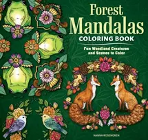 KNYGA Nanna Rosengren Forest Mandalas Coloring Book