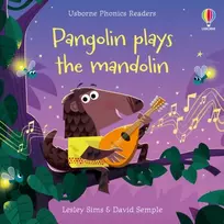 KNYGA Lesley Sims Pangolin plays the mandolin