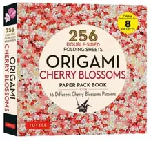 KNYGA Tuttle Tuttle Publishing Origami Cherry Blossoms Paper Pack Book