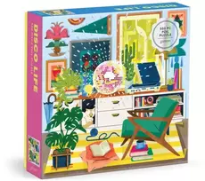 KNYGA Galison Disco Life 500 Piece Foil Puzzle