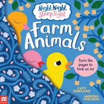 KNYGA Lucy Rowland Night Night Sleep Tight: Farm Animals