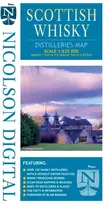 KNYGA Bookshop Nicolson Digital Scottish Whisky Distilleries Map