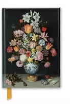KNYGA Flame Flame Tree National Gallery: Bosschaert the Elder: Still Life of Flowers (Foiled Journal)