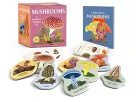 KNYGA Meg Madden Mushrooms: A Wooden Magnet Set