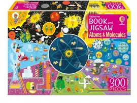 KNYGA Rosie Dickins Usborne Book and Jigsaw Atoms and Molecules